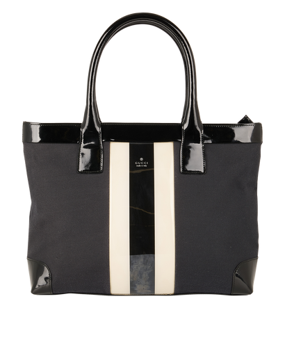 Vintage Striped Tote, front view